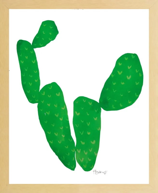 Green Cacti by Kate Roebuck for Artfully Walls
