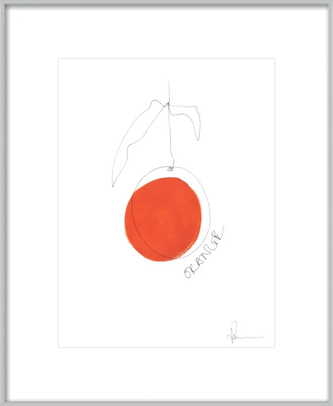 Orange by Polly Mann for Artfully Walls
