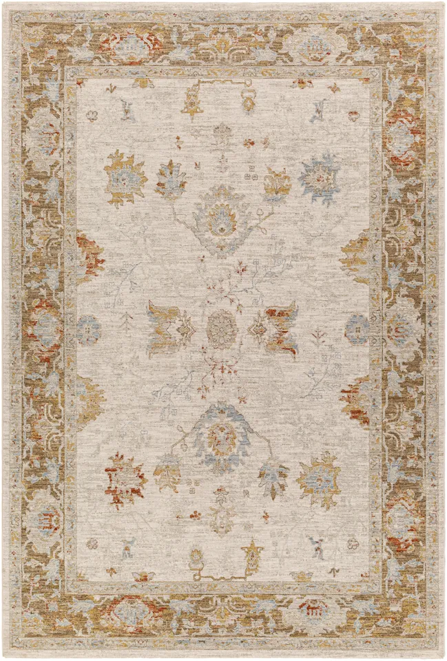 Avant Garde Beige Indoor 9' x 12'2" Machine Woven Rug