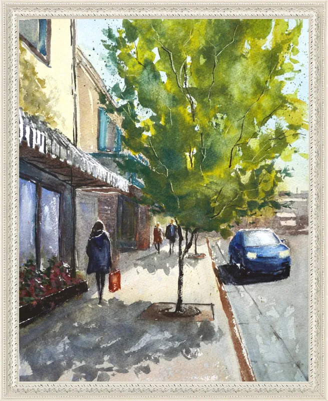 Shops in Laguna by Lauren Dusing for Artfully Walls
