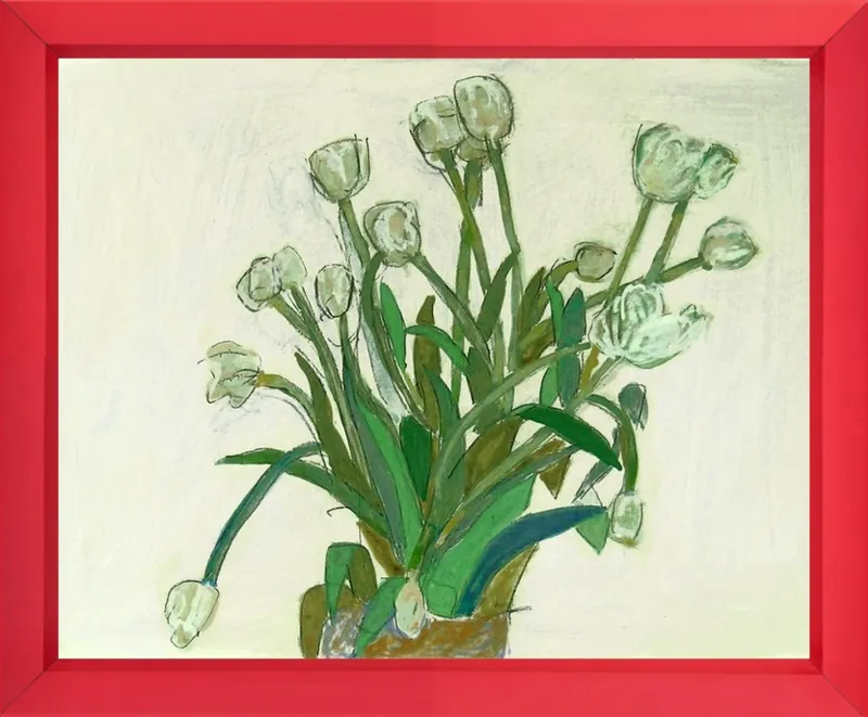 viridiflora tulip by Liz Innvar for Artfully Walls
