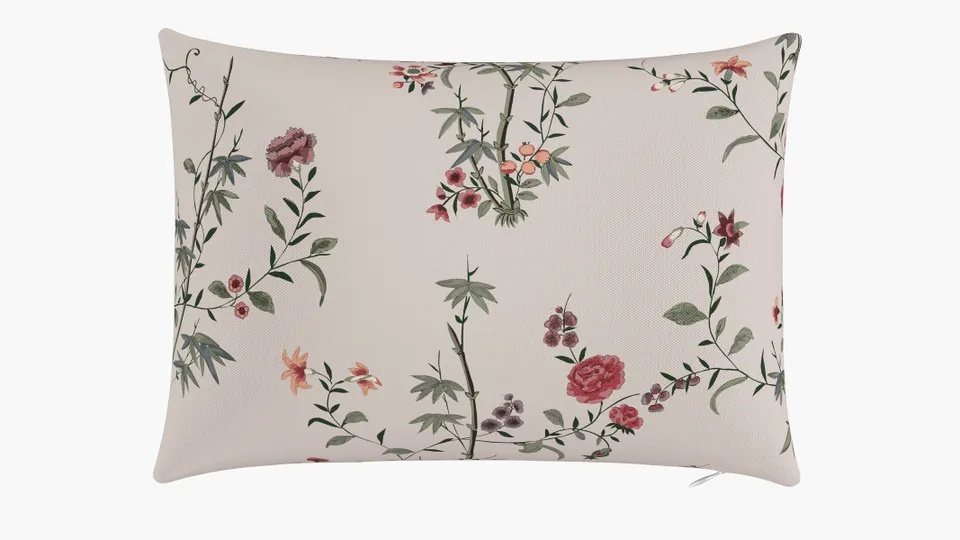 Throw Pillow 14" x 20", Multi Bamboo Garden, 14" x 20"