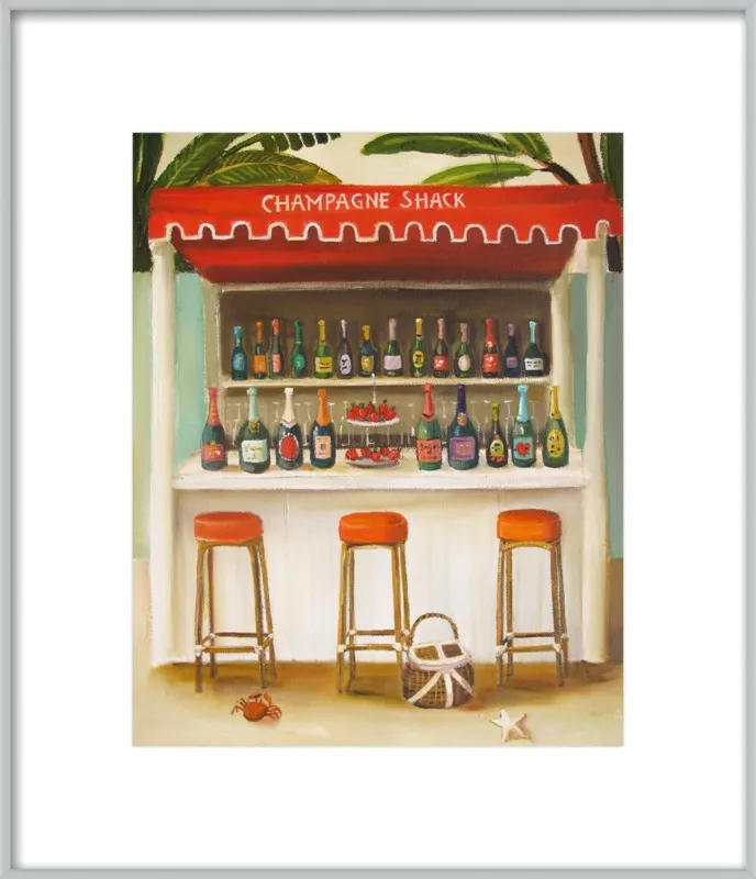 Champagne Shack by Janet Hill for Artfully Walls