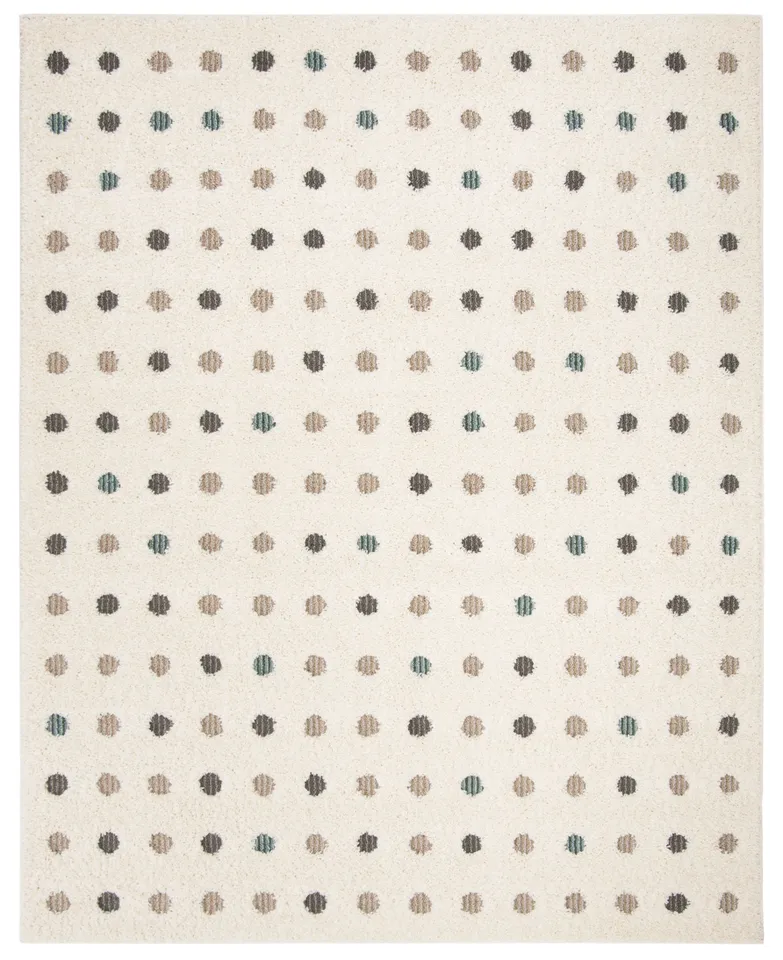 Arlo Home Woven Area Rug, SGG165A, Cream/Multi,  9' X 12'