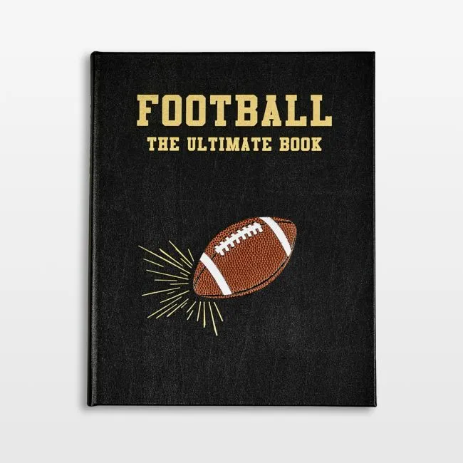"Football: The Ultimate Book" Leather Bound Coffee Table Book