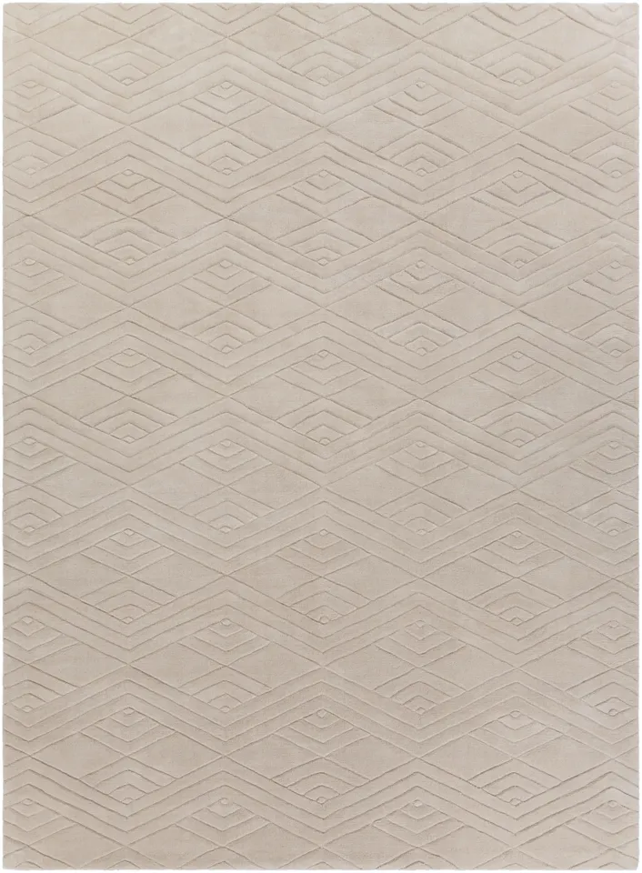 Etching Beige Indoor 8' x 11' Handmade Rug