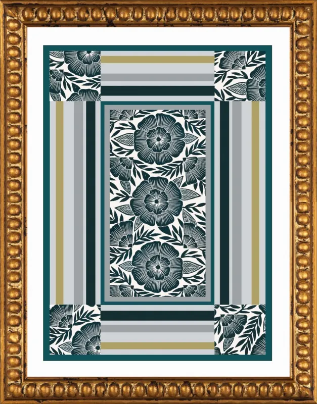 Botanical Frame 1 by Katharine Watson for Artfully Walls