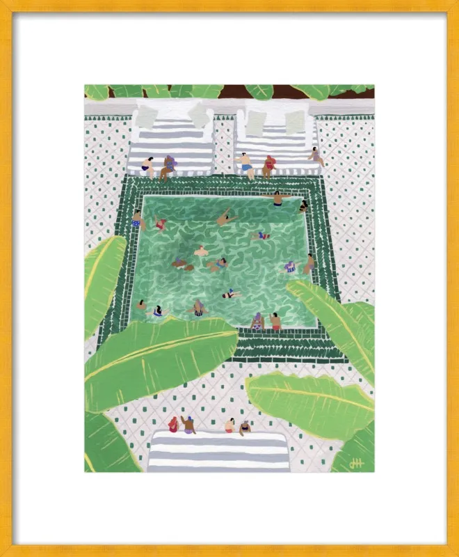 Green Riad by Joanne Ho for Artfully Walls