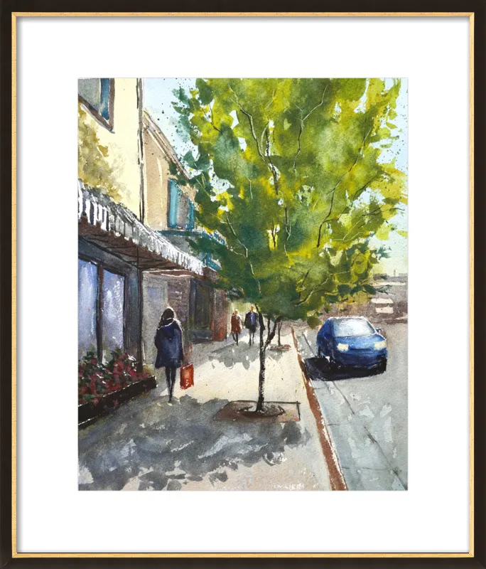 Shops in Laguna by Lauren Dusing for Artfully Walls