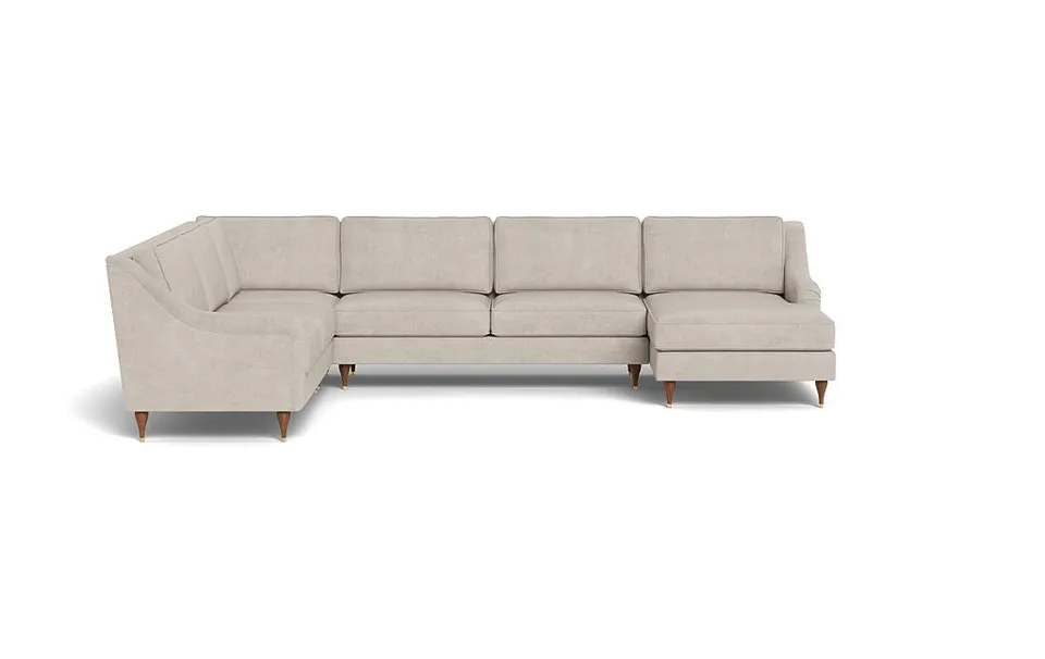 Alexander 4-Piece (5-Seat) Corner Sectional Sofa with Right Chaise