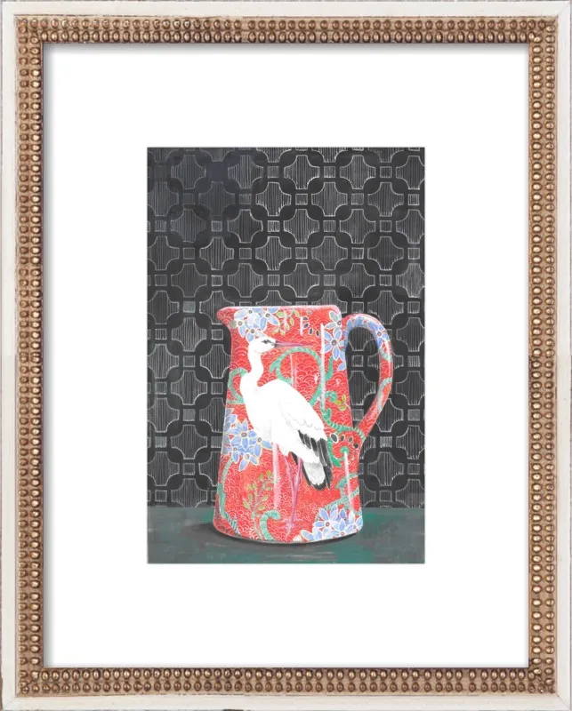 Red Vase by Miri Eshet for Artfully Walls