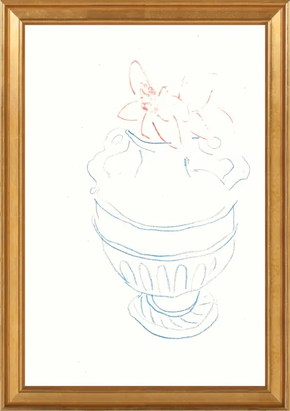 Sevres vase by Shanti Shea An for Artfully Walls