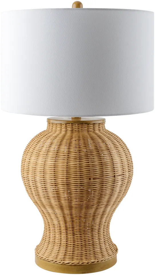 Ziran  Natural 28"H x 16"W x 16"D Accent Table Lamp