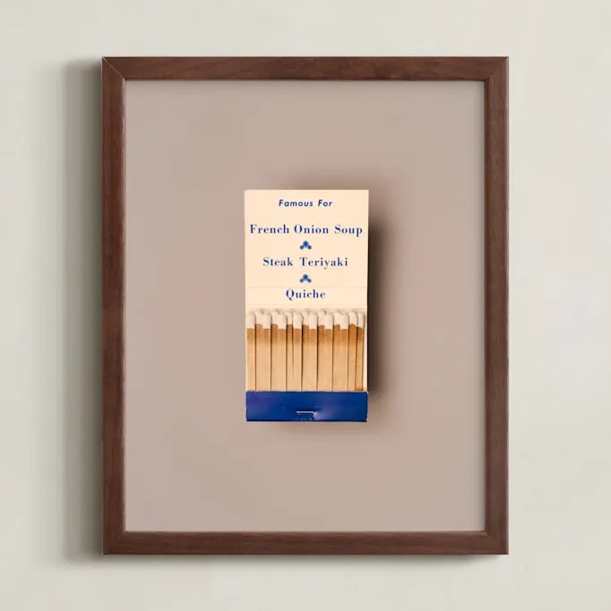Famous Food Blue Limited Edition Fine Art Print