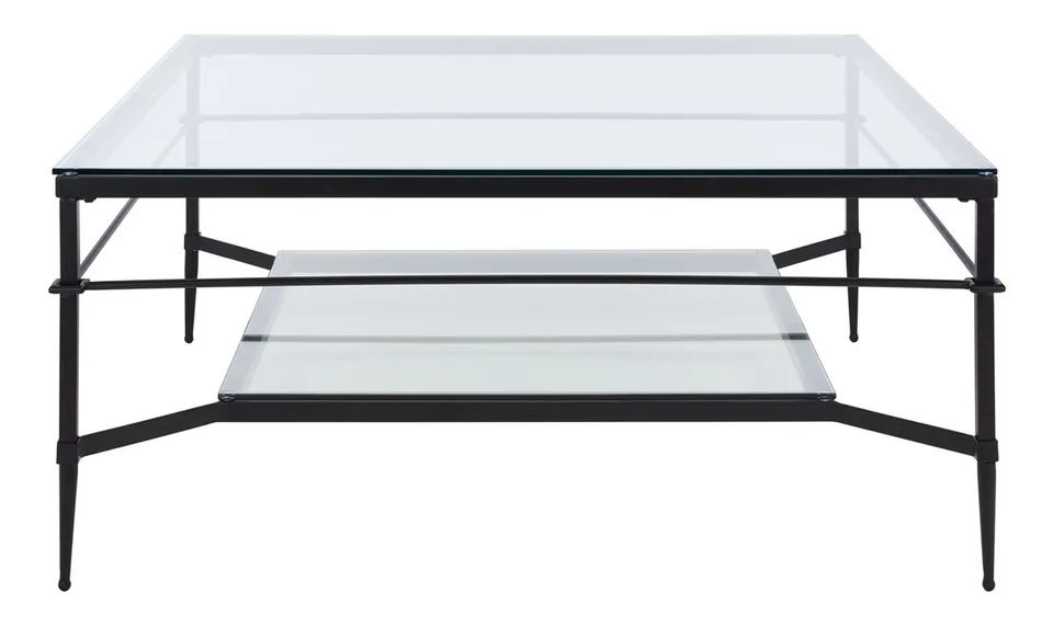Mieka Cocktail Table - Black - Safavieh