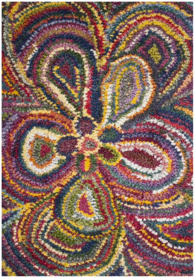 Arlo Home Woven Area Rug, FSG383M, Multi,  5' 1" X 7' 6"