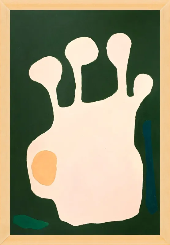 Nectarine Vase, abstraction 11 by Neicy Frey by Neicy Frey for Artfully Walls