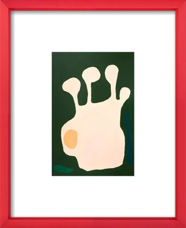Nectarine Vase, abstraction 11 by Neicy Frey by Neicy Frey for Artfully Walls