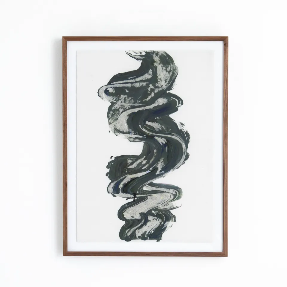 Marbled Stroke by Gold Rush Art Co. - Walnut 2.5