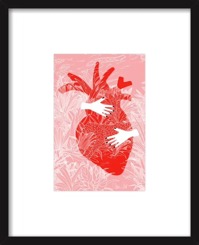 REFUGE ROSE by Claire Colin for Artfully Walls