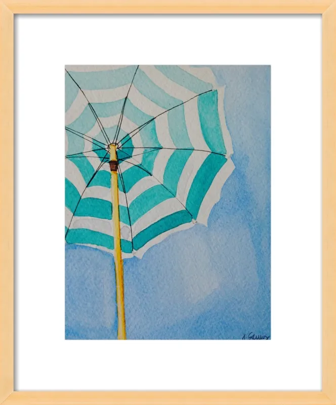 Stripes (Beach Umbrella Series) by Jen Scully  for Artfully Walls