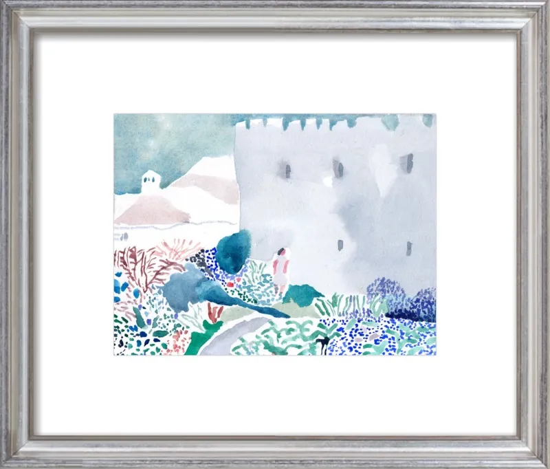 Castle Flowers by Charlotte Ager for Artfully Walls