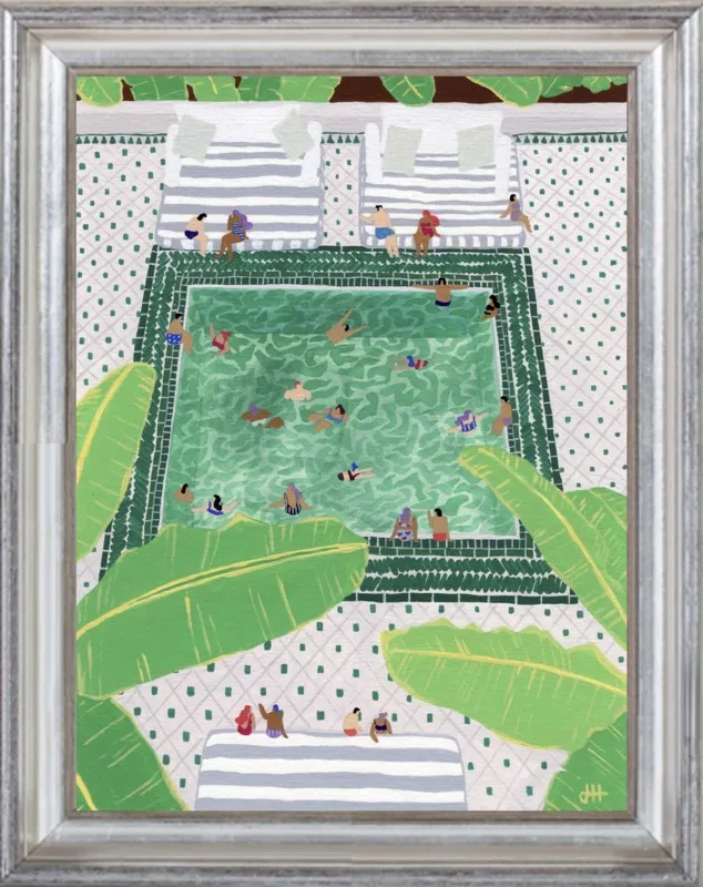Green Riad by Joanne Ho for Artfully Walls