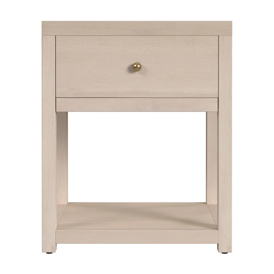 Nora Antique Taupe Nightstand