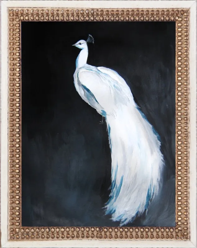 White Peacock II by Christine Lindstrom for Artfully Walls