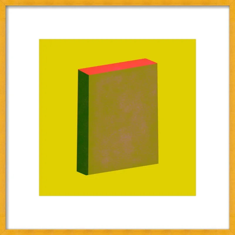 Color Books 4, Olive, Forest, Hot Red & Pear Green by Jessica Poundstone for Artfully Walls