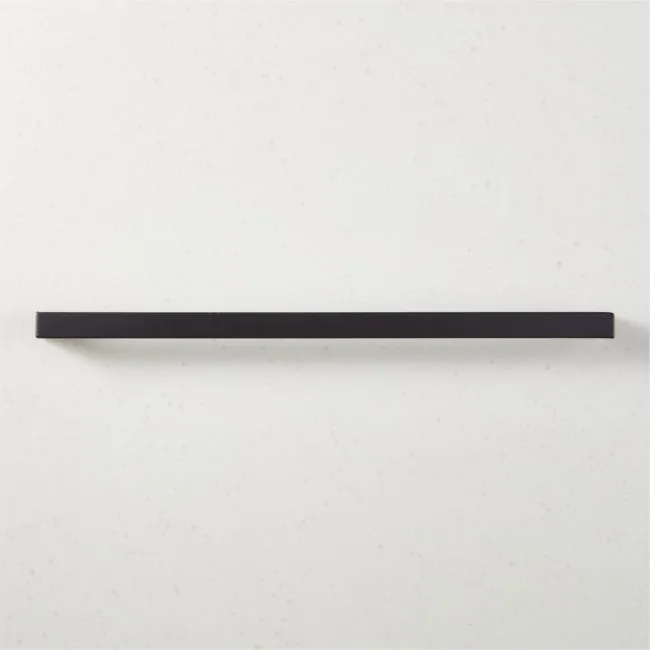 Damon Matte Black Metal Cabinet Handle 12"
