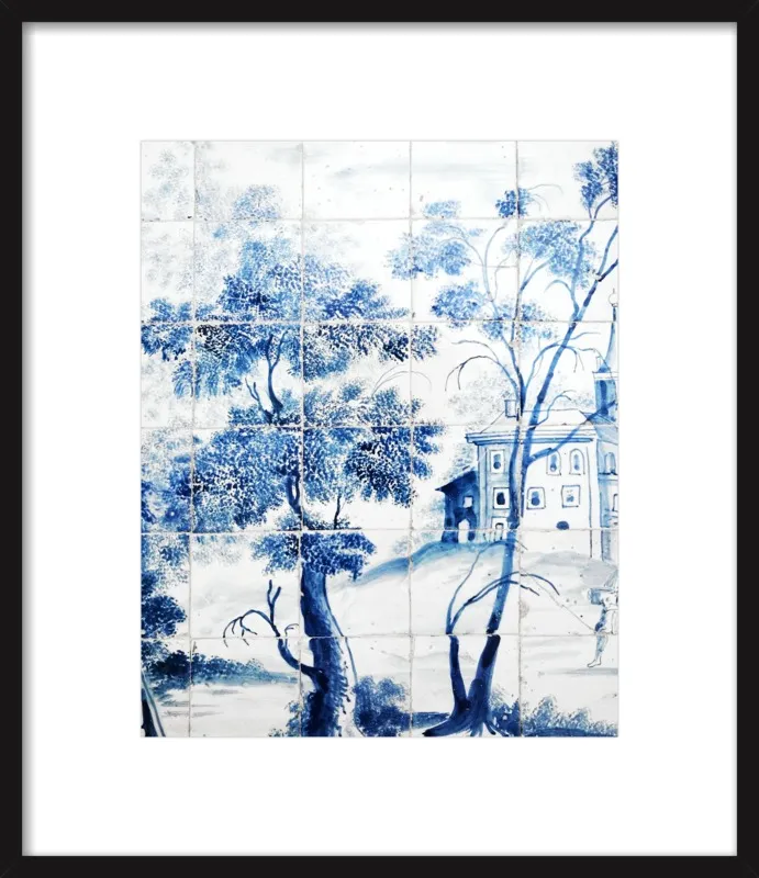 Lisbon Blue Tiles Two by Lupen Grainne for Artfully Walls