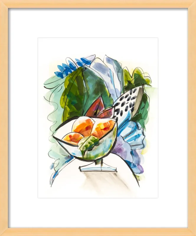 Still life with oranges by Becky Aubry for Artfully Walls