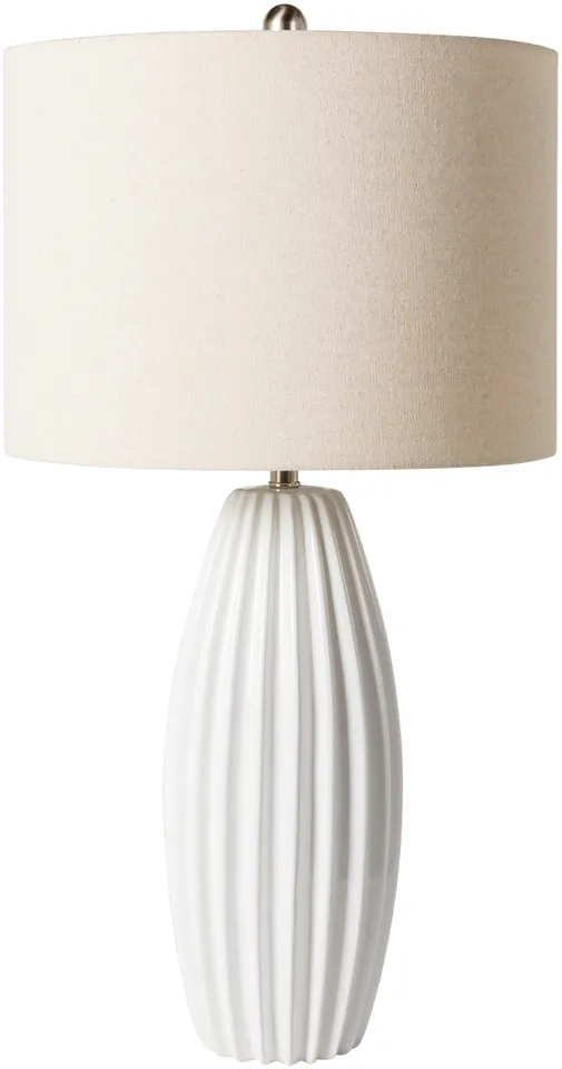 Pangong White Glazed 26"H x 16"W x 16"D Accent Table Lamp