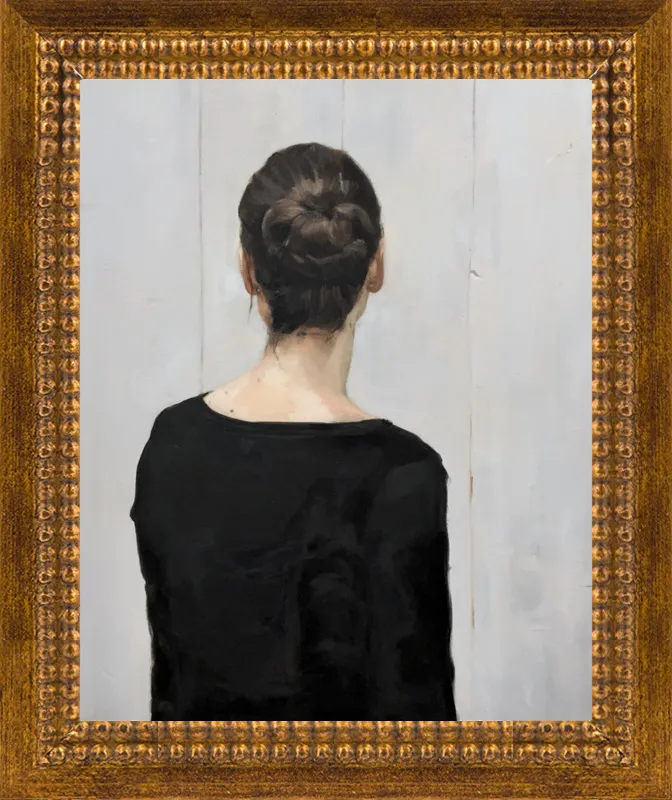 Portrait of a young woman by Philine van der Vegte for Artfully Walls