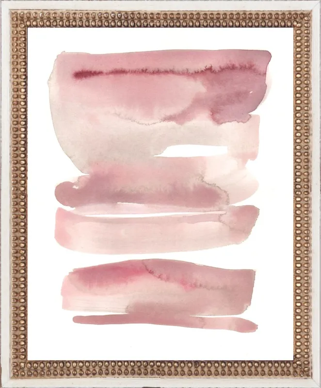 pink waves by Kelly Witmer for Artfully Walls