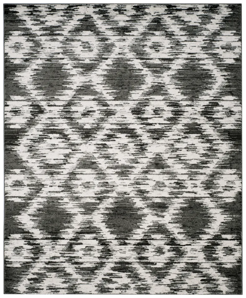 Arlo Home Woven Area Rug, ADR118R, Charcoal/Ivory,  10' X 14'