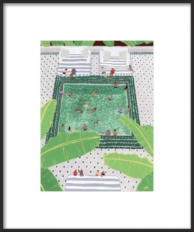 Green Riad by Joanne Ho for Artfully Walls