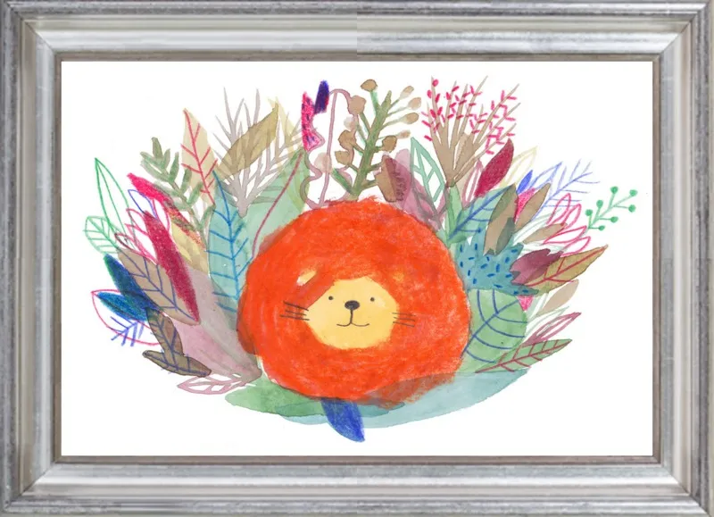 Lion by Marion Barraud for Artfully Walls