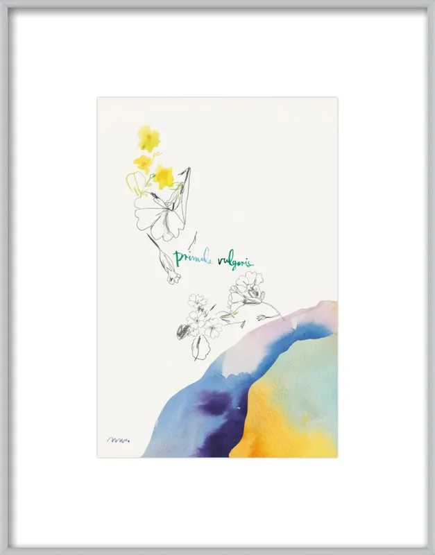 Primula Vulgaris by META WRABER for Artfully Walls