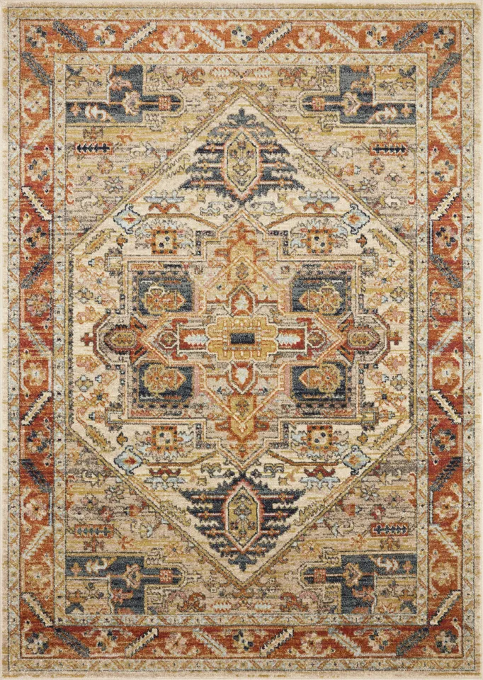 Jocelyn JOC-01 Sand / Multi 9'-6" x 12'-6"