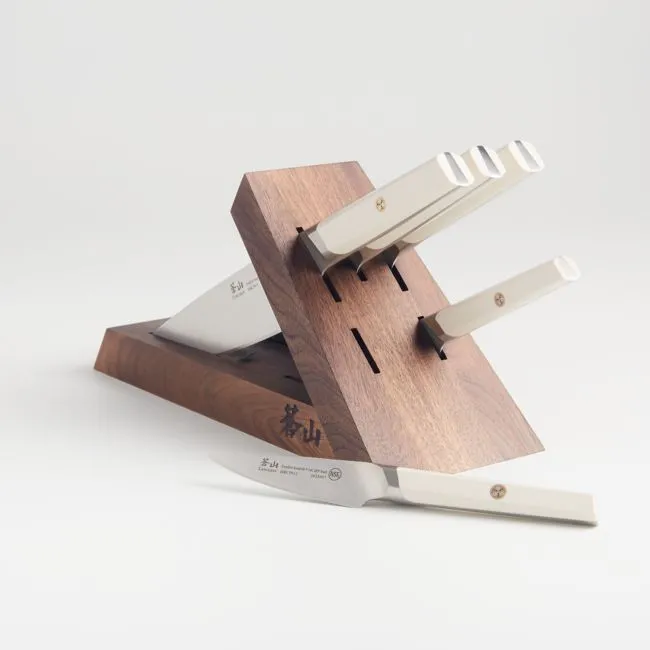 Cangshan Everest White 6-Piece Tai Knife Block Set