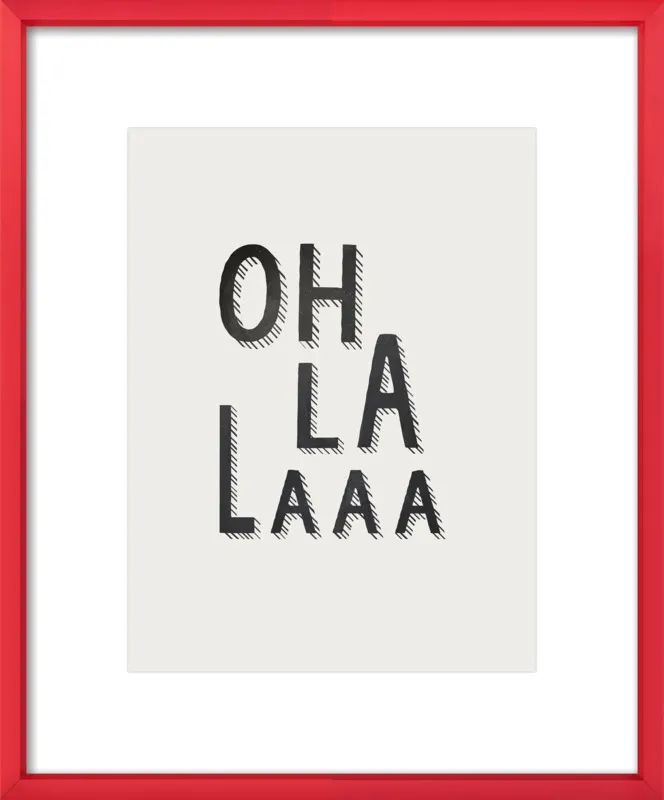 Oh la la by Lonneke de Roos - Kind of Style for Artfully Walls