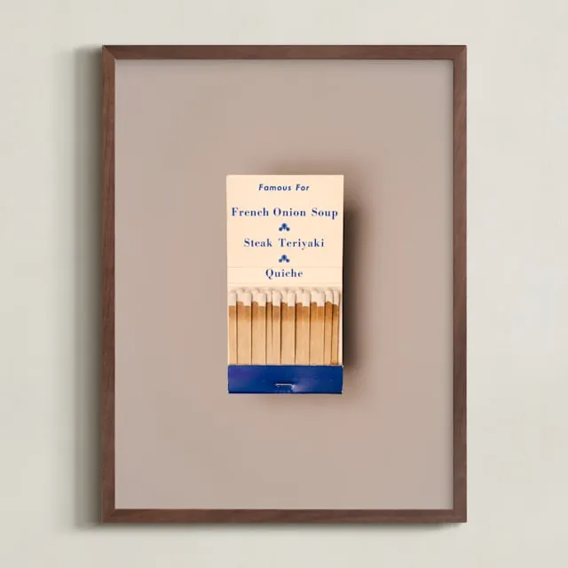 Famous Food Blue Limited Edition Fine Art Print