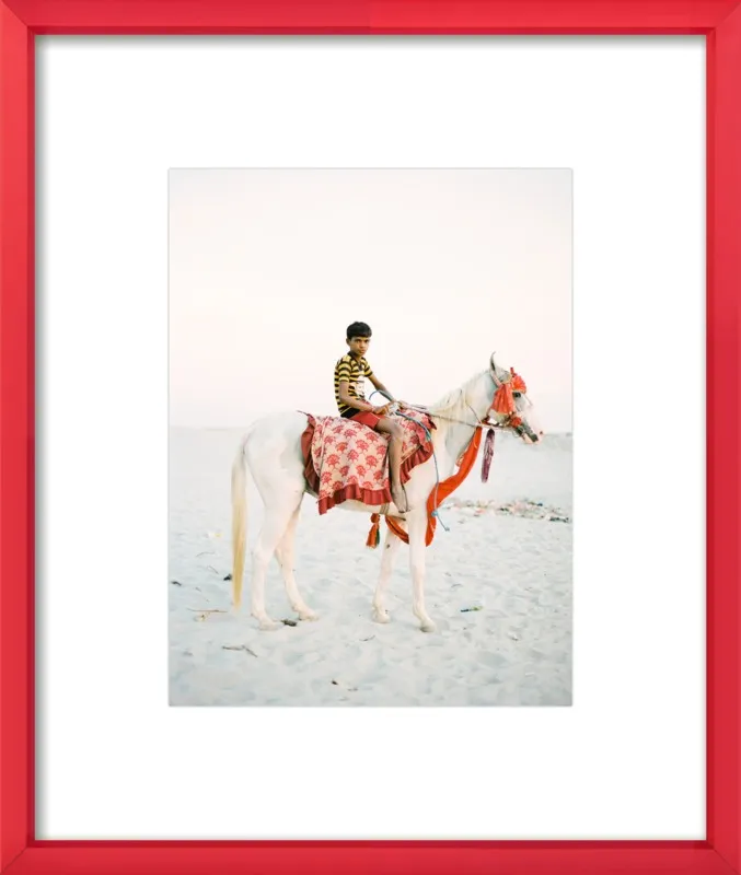 Boy on Horse by Andrew Jacona for Artfully Walls