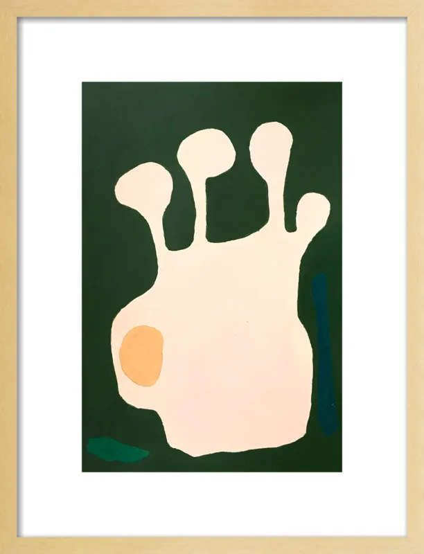 Nectarine Vase, abstraction 11 by Neicy Frey by Neicy Frey for Artfully Walls