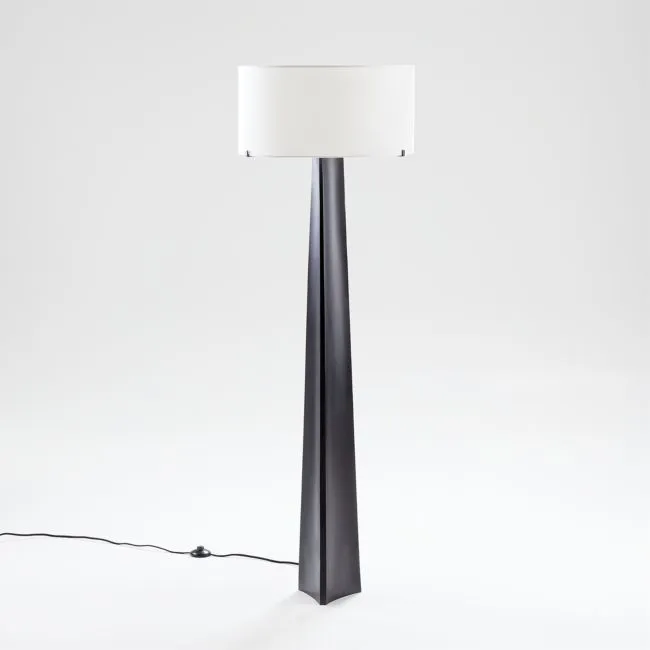 Isla Bronze Triangle Floor Lamp 61"