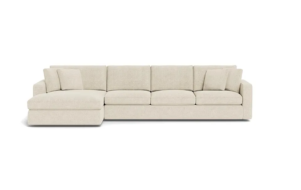 James 4-Seat Left Chaise Sectional