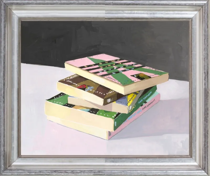 Vonnegut Stack by Elizabeth Mayville for Artfully Walls
