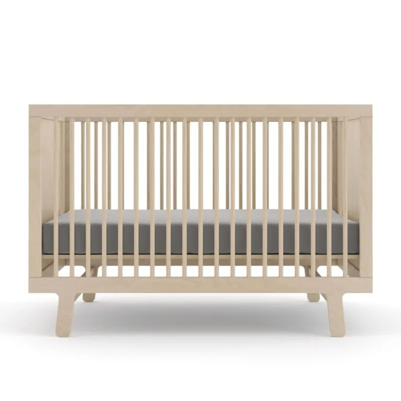 Oeuf Sparrow Natural Birch Wood Convertible Crib